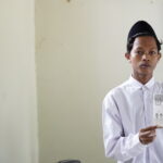 Pelaksanaan Upacara Bendera Perdana Ganjil